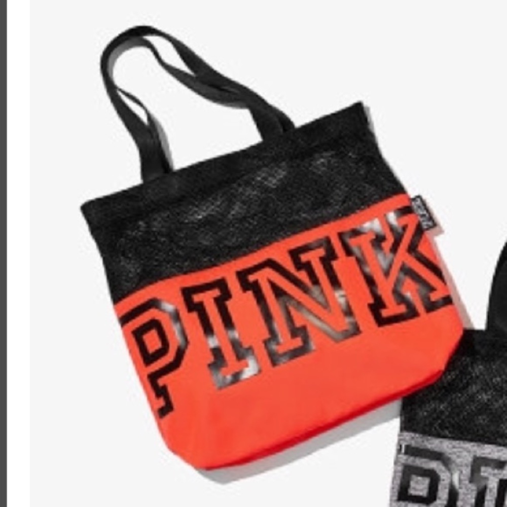 pink beach bag